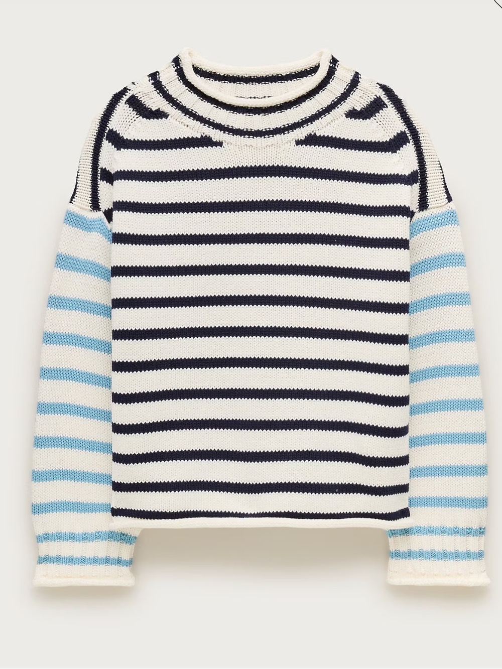 J.Crew Relaxed Rollneck Pullover Sweater